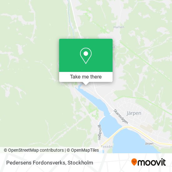Pedersens Fordonsverks map