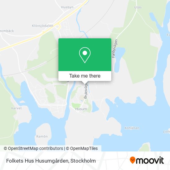 Folkets Hus Husumgården map