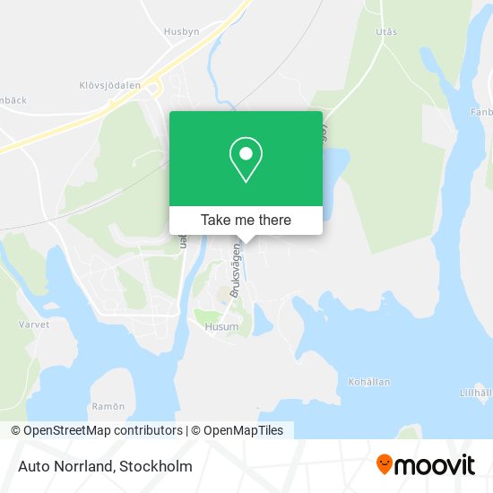 Auto Norrland map