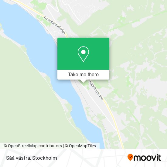 Såå västra map