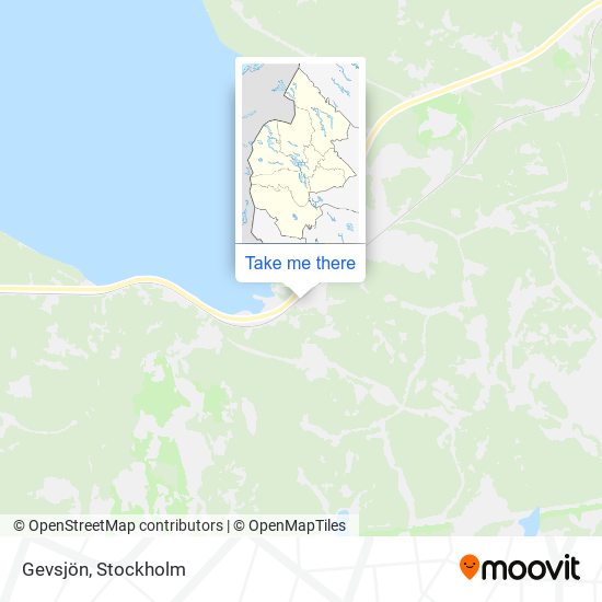 Gevsjön map