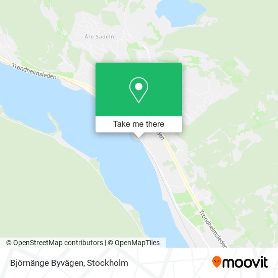 Björnänge Byvägen map