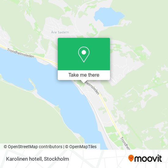 Karolinen hotell map