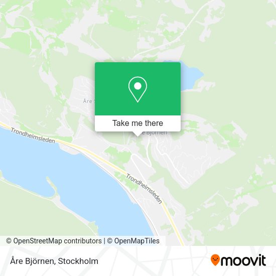 Åre Björnen map