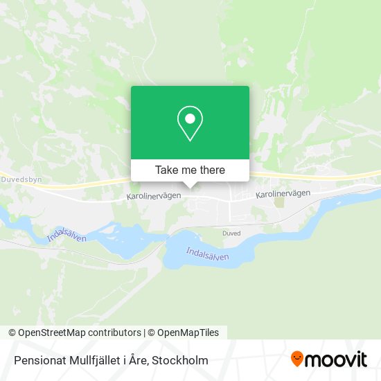 Pensionat Mullfjället i Åre map