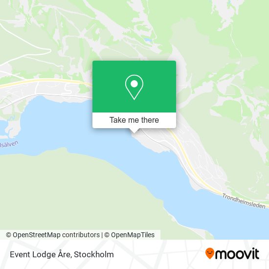 Event Lodge Åre map