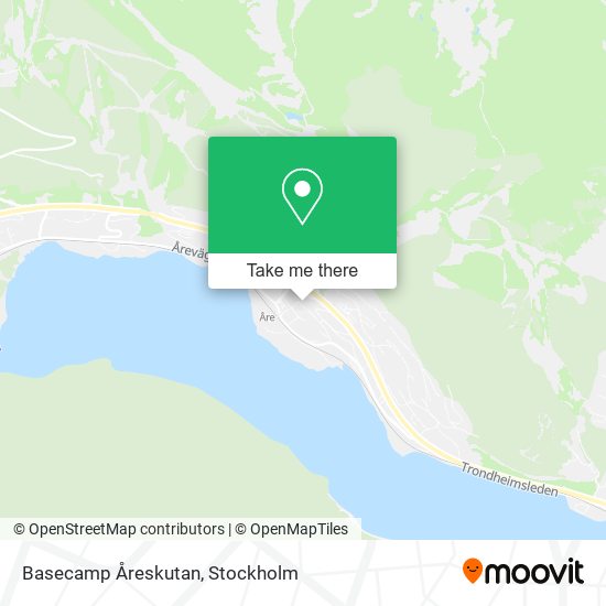 Basecamp Åreskutan map