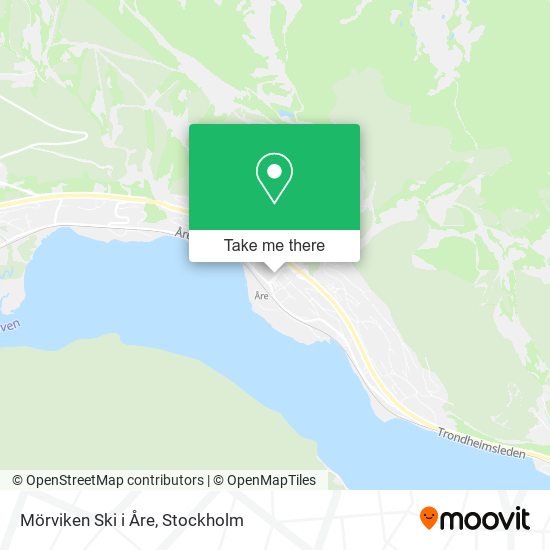 Mörviken Ski i Åre map