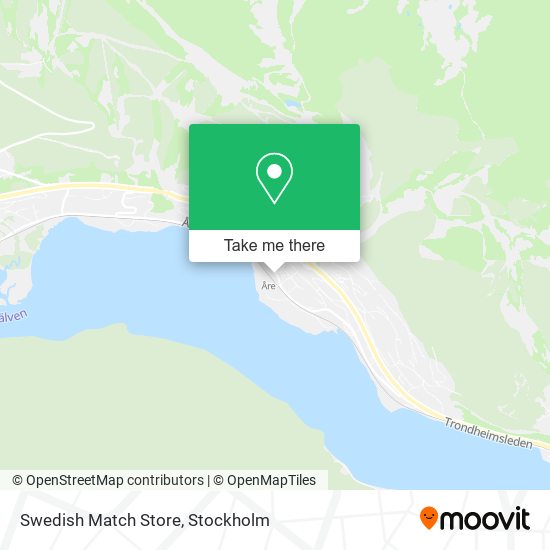 Swedish Match Store map