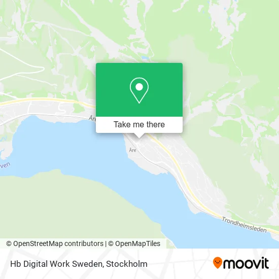 Hb Digital Work Sweden map