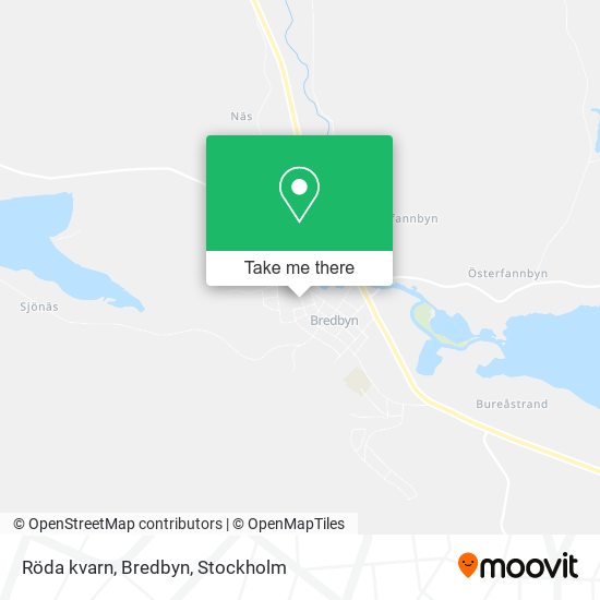 Röda kvarn, Bredbyn map