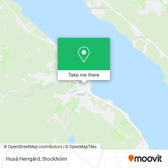 Huså Herrgård map