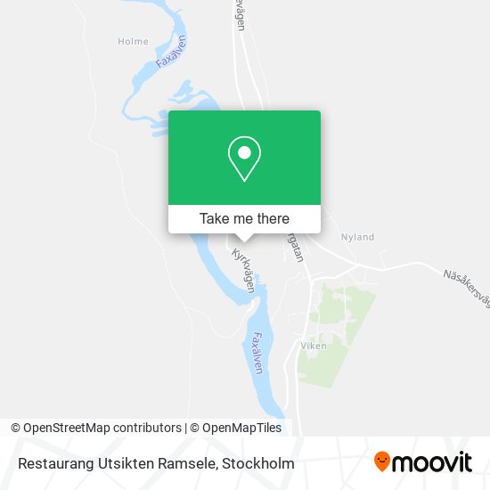 Restaurang Utsikten Ramsele map