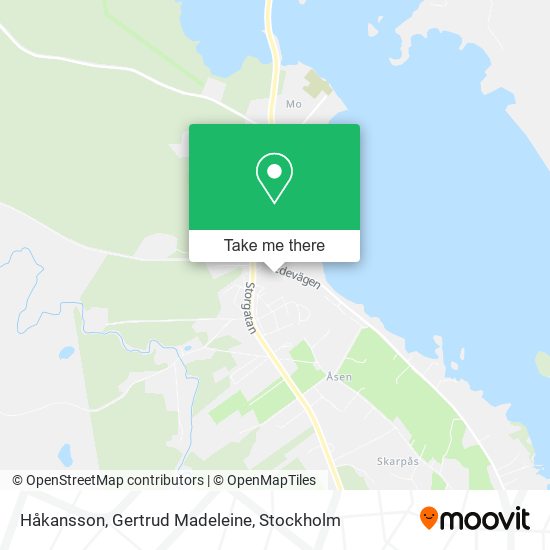 Håkansson, Gertrud Madeleine map