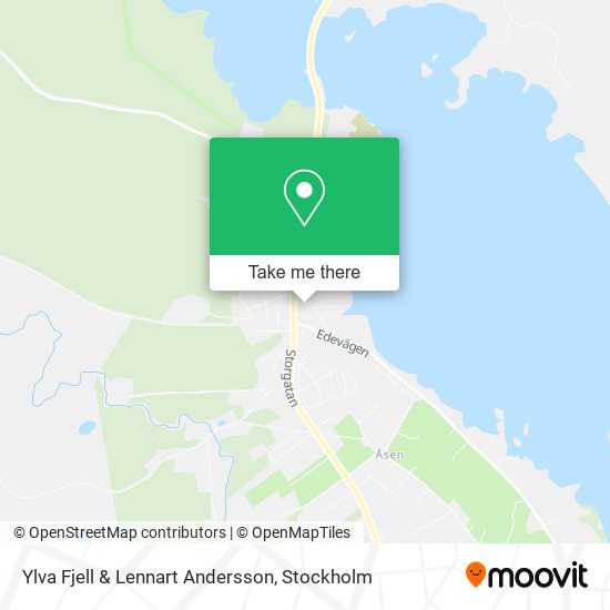 Ylva Fjell & Lennart Andersson map