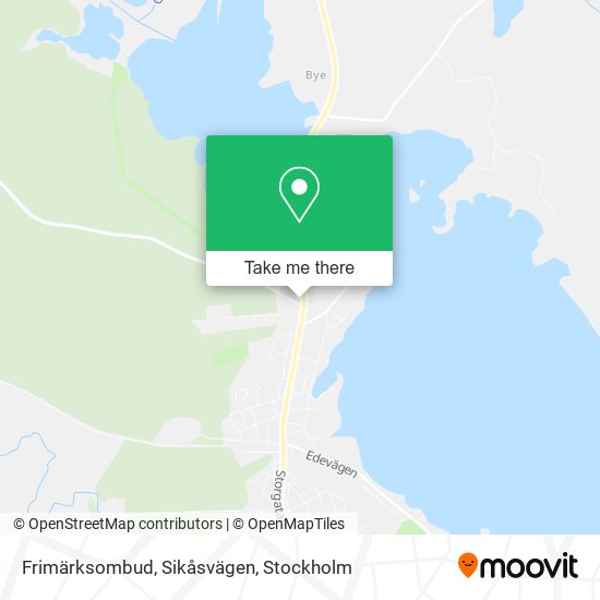 Frimärksombud, Sikåsvägen map