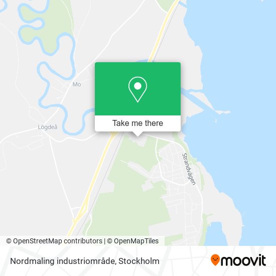 Nordmaling industriområde map
