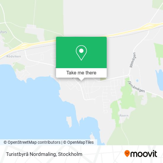Turistbyrå Nordmaling map