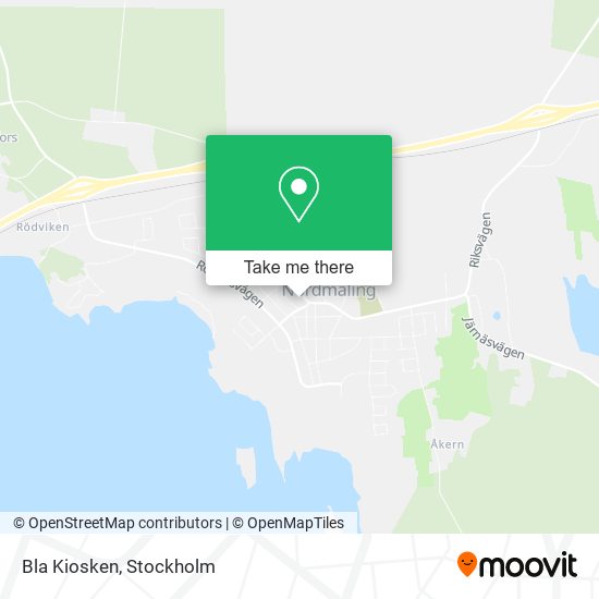 Bla Kiosken map