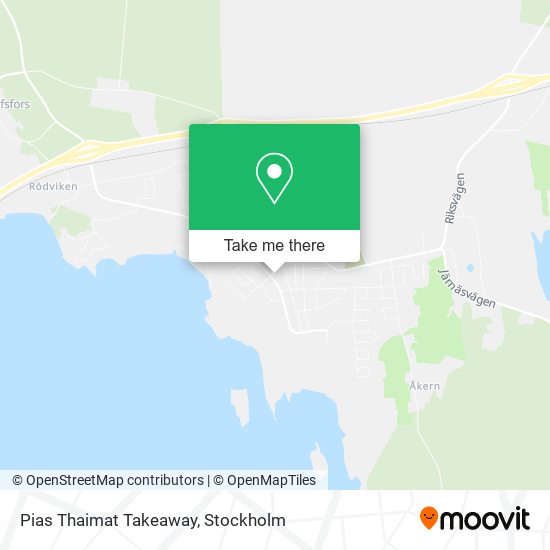 Pias Thaimat Takeaway map