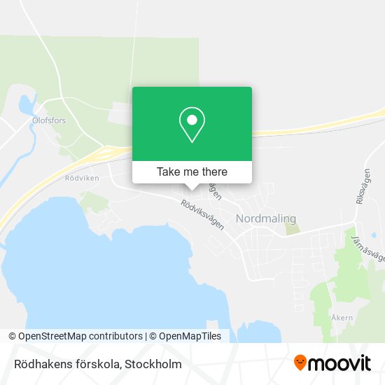 Rödhakens förskola map