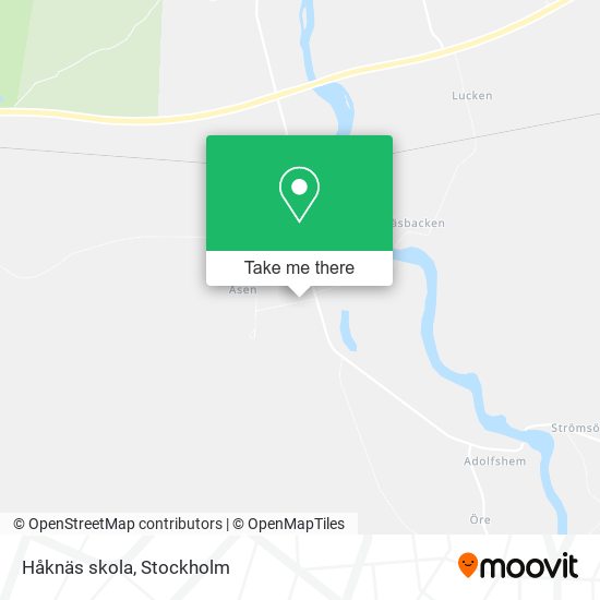 Håknäs skola map
