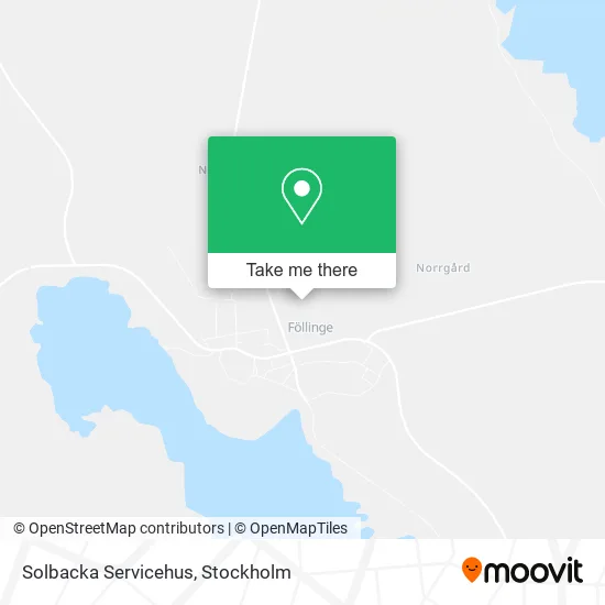 Solbacka Servicehus map