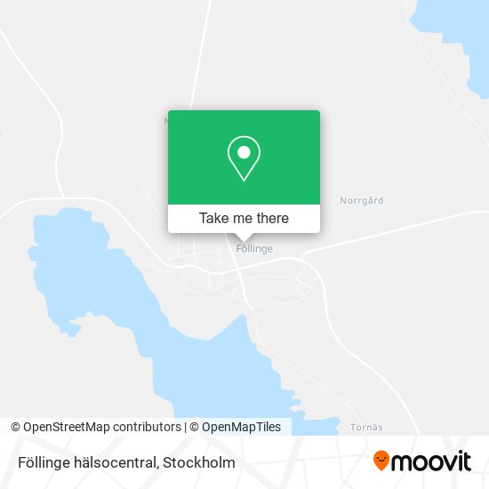 Föllinge hälsocentral map