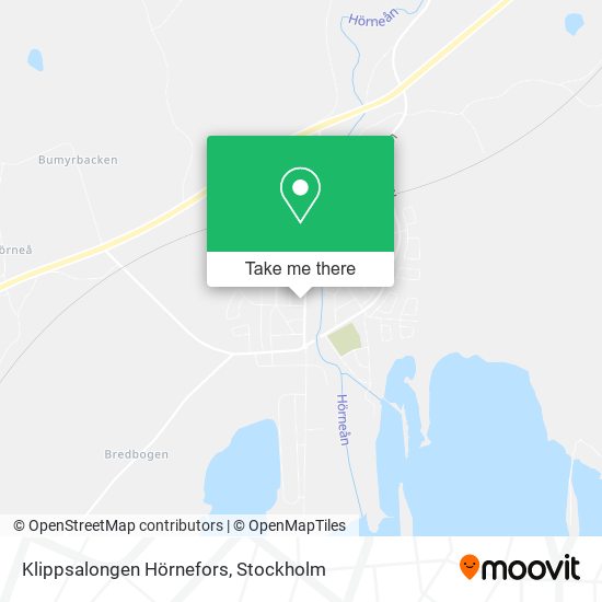 Klippsalongen Hörnefors map