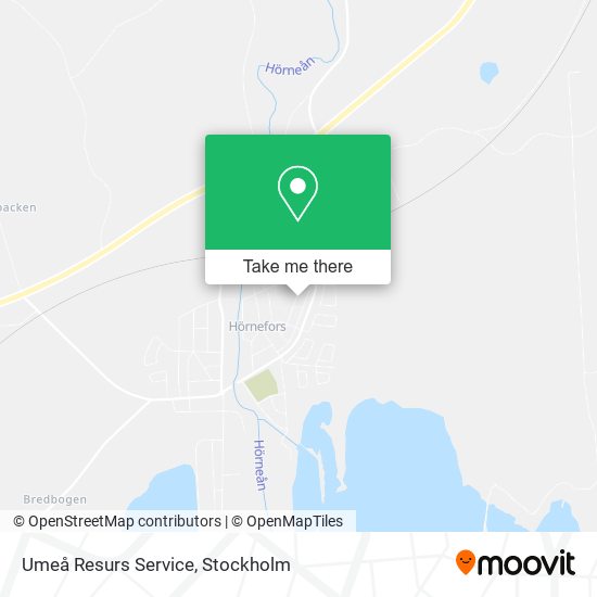 Umeå Resurs Service map