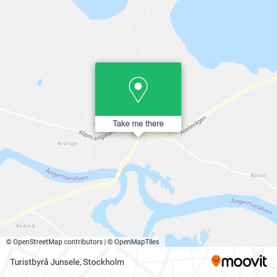Turistbyrå Junsele map