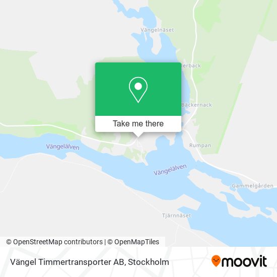 Vängel Timmertransporter AB map