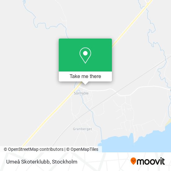 Umeå Skoterklubb map