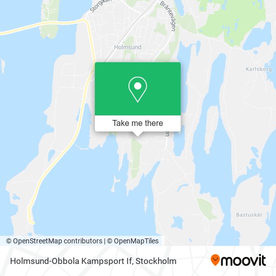 Holmsund-Obbola Kampsport If map