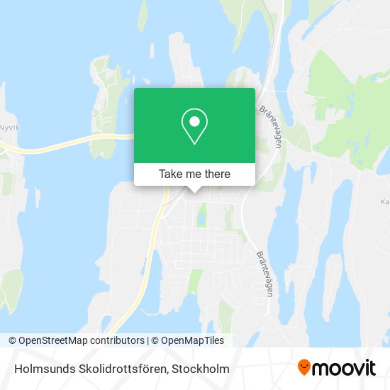 Holmsunds Skolidrottsfören map