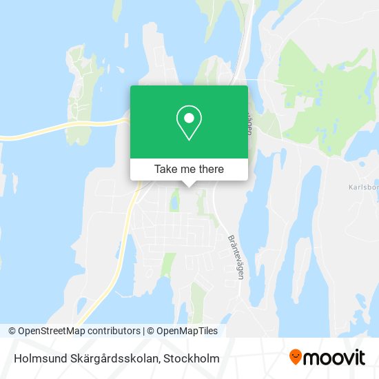 Holmsund Skärgårdsskolan map
