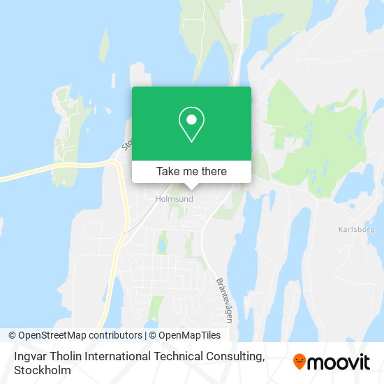 Ingvar Tholin International Technical Consulting map