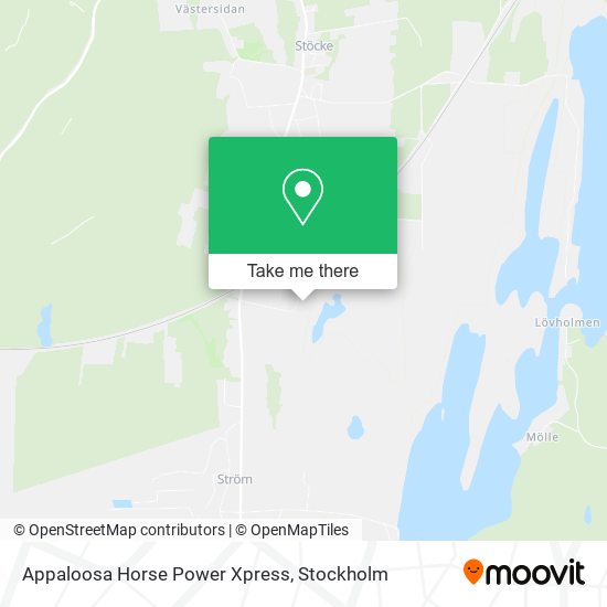 Appaloosa Horse Power Xpress map