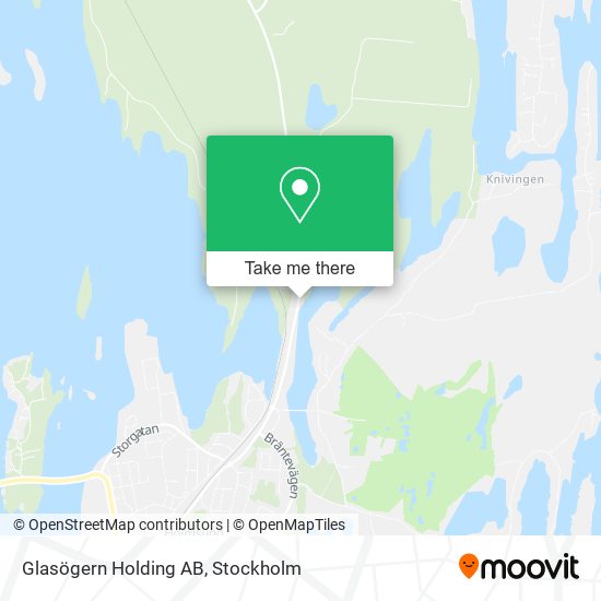 Glasögern Holding AB map