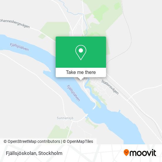 Fjällsjöskolan map
