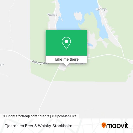 Tjaerdalen Beer & Whisky map