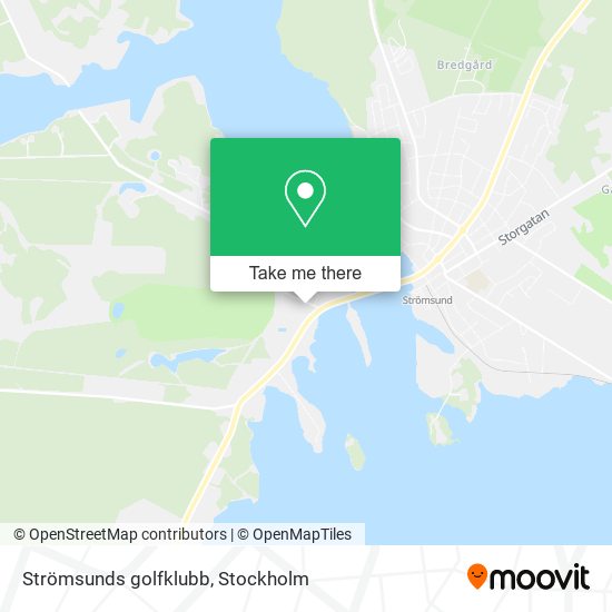 Strömsunds golfklubb map