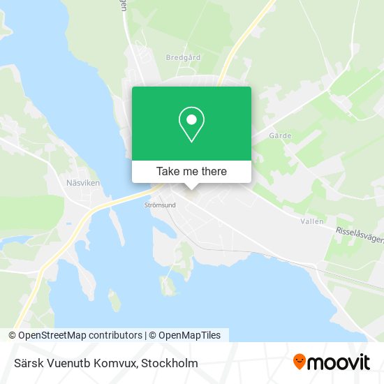 Särsk Vuenutb Komvux map