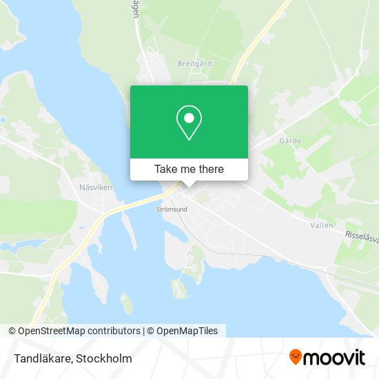 Tandläkare map