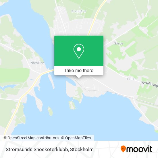 Strömsunds Snöskoterklubb map