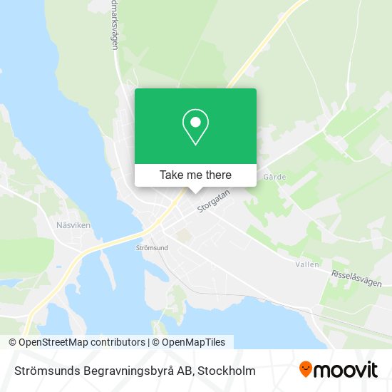 Strömsunds Begravningsbyrå AB map
