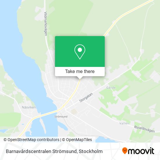 Barnavårdscentralen Strömsund map