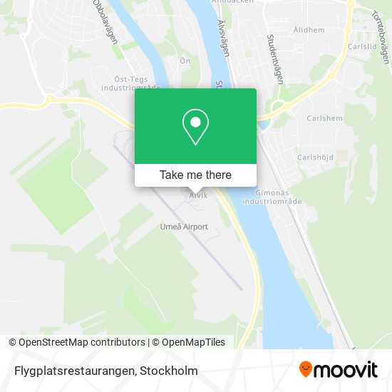 Flygplatsrestaurangen map