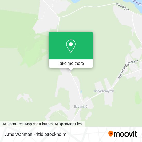 Arne Wänman Fritid map
