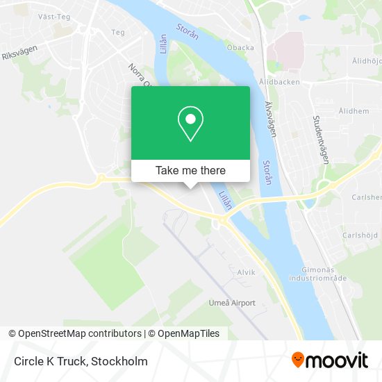 Circle K Truck map